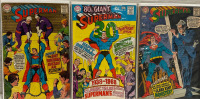 3 Superman DC Comics Issue #206, 207 & 209 1960’s Silver Age Vintage Bagged and Boarded