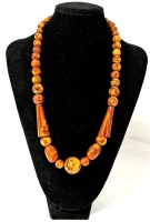 Gorgeous Vintage Natural Butterscotch Amber Necklace | 24" Long