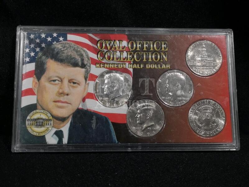 Vintage Kennedy Half Dollar Oval Office Collection