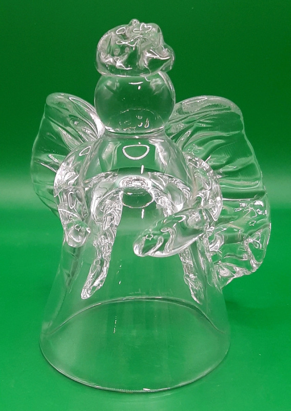 Artisan Glass Angel Signed