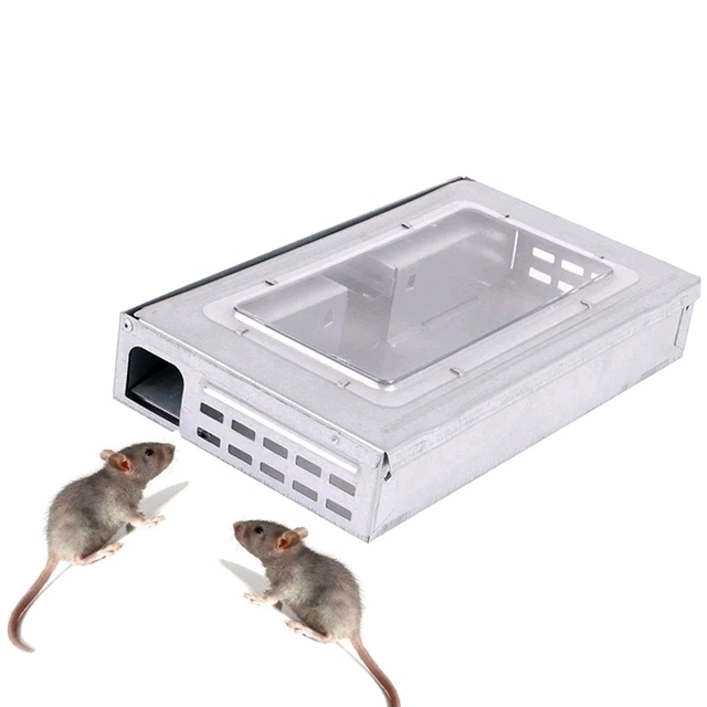 New Live Catch Mouse Trap - Metal - 10.25"x6.25"x2"