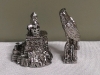 24 New Miniature Pewter Figures - Castles & Eagles - 3