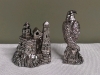 24 New Miniature Pewter Figures - Castles & Eagles - 4