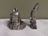 24 New Miniature Pewter Figures - Castles & Eagles - 5