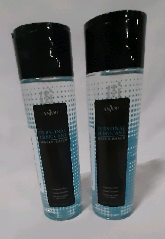 2 Bottles of Anjou Water Based Personal Lubricant