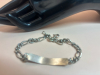 Sterling Figaro ID Bracelet 9 Inches - 4