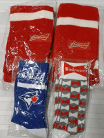 New 2 Scarves & 2 Pair of Socks from Budweiser