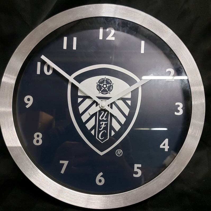 Wall Clock Leeds United F.C. Excellent Pre Owned Condition Tested