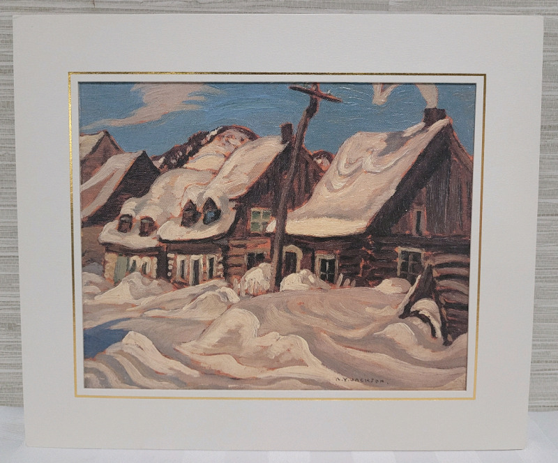 Vintage Air Canada Group of 7 Artagraph "Houses, St. Urbain" A Y Jackson