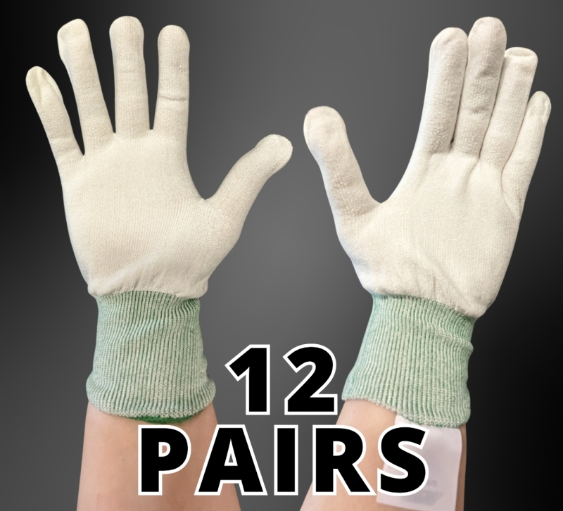 12 New Pairs Size XL | Superior Glove Works Superior Touch S13DY : Dexterous, Cut Resistant Inspector Gloves (24 Ambidextrous Gloves Total)