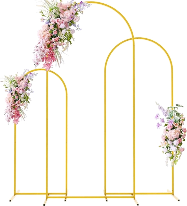 As New Anmakou Wedding Gold Arch Backdrop Stand 7.9/4.6ft