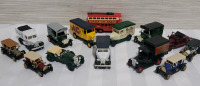 Lledo ' Days Gone ' Assorted Diecast Car & Truck Lot plus 4 Plastic Cars - 14 Total