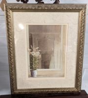 Framed "French Serenity" Print By Fabrice De Villeneuve. 19" by 23" with Frame