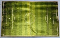 New Indoor Lightly Padded Soccer / Football Field Rug | 38.5" x 24"