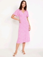 New Size Medium Tall | Waist-Defined Midi Dress by Old Navy