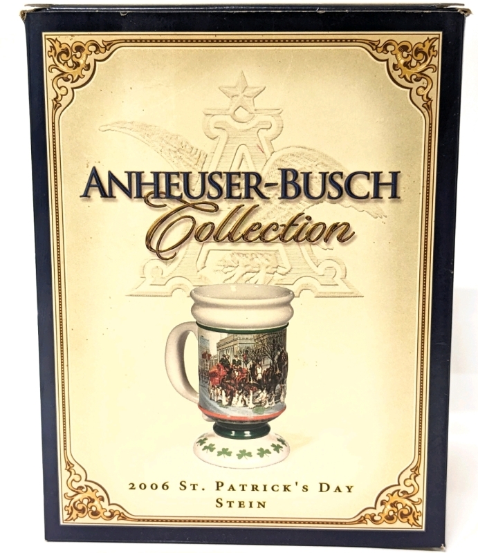 Anheuser-Busch Collection 2006 St Patrick's Day Stein | with Certificate of Authenticity