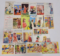 Vintage British Humor & Adult Postcards . 21 Postcards