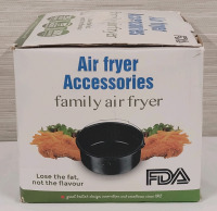 FDA Air Fryer Accessories Kit . Open Box , Complete