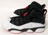 New Youth Size 4Y | NIKE Air Jordan 6 Rings (GS) | Black/University Red-White | 322419 067 - 3