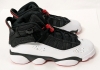 New Youth Size 4Y | NIKE Air Jordan 6 Rings (GS) | Black/University Red-White | 322419 067 - 5