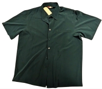 New XXXL* Button-Up Stretchy Short Sleeve Shirt (Note: Sized Small, Closer to Men's XL)