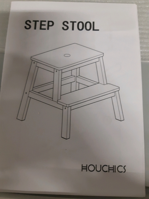 Houchics Wooden Step Stool For Adults