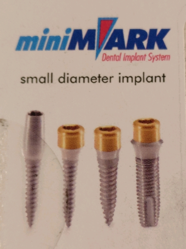 13 New Ace Mini Mark Small Diameter Dental Implants