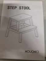 Houchics Wooden Step Stool For Adults