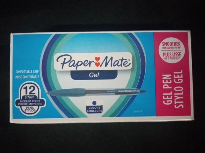 3 New 12 Packs of Paper Mate Gel Pens - Blue
