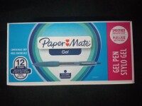 3 New 12 Packs of Paper Mate Gel Pens - Blue
