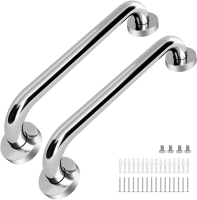 New sunzone 2 Pack Shower Grab Bars, 12-Inch Grab Bars for Bathroom