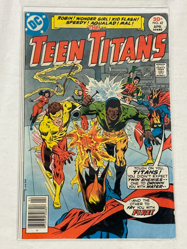 The Teen Titans DC Comics #47 1977 Bronze Age Vintage Bagged and Boarded