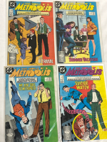 4 The World Of Metropolis Fifty Years Superman DC Comics #1, 2, 3 & 4 Comlete Four Issue Mini Series Vintage Mostly Bagged and Boarded