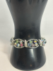 CORO Signed Rhinestones Panel Bracelet Classic CORO Chevron - 2