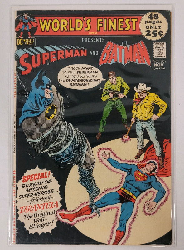 1971 DC Comics World's Finest Comics #207 , Bagged & Boarded