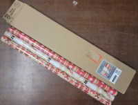 New - Hallmark Two-Sided Gift Wrap , Three (3) Rolls . Each Roll measures 2.5ft&times;16ft