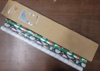 New - Hallmark Two-Sided Gift Wrap , Three (3) Rolls . Each Roll measures 2.5ft&times;16ft