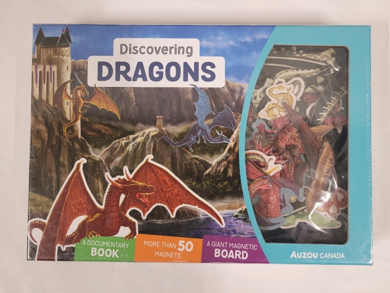 New - Discovering Dragons Children's Education Entertainment Set . Sealed