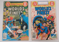 1978 DC Comics World's Finest Comics #249 & 250 . Bagged & Boarded