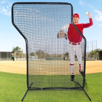 New Kapler Pitcher Screen with Z-Frame for Baseball Softball Training, Safety