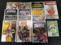 14 Assorted Paperback Comic Books With Assorted Publishers 11 Bagged and Sealed