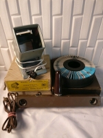 Vintage Photography Slide Reel, Slide Viewer & Light