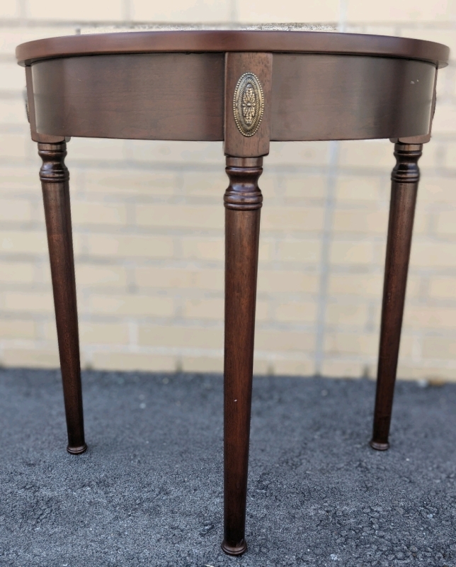 2007 Bombay Rounded Wall Table | 24" x 25.5" Tall