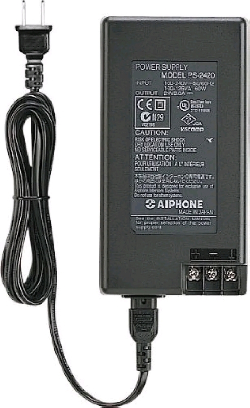 Aiphone Corporation 24V DC 2Amp Power Supply - New