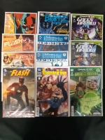 11 New DC Blue Beatle, Green Lantern and The Flash Paperback Comic Books Bagged and Sealed