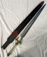 Decorative Shortsword with Spiral Hilt. 24.5" Blade, 32" Total Length.