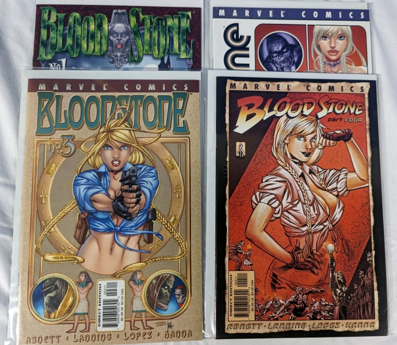 4 Marvel Comics Bloodstone. Issues 1-4 Complete.