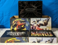 Spiderman, Age of Marvel's and BCW Comic Book Storage Containers.