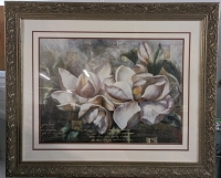 Frames Floral Print - 47.5" by 39.5" with Frame