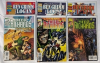 6 Marvel Before the Fantastic 4 Comics, Reed Richards and Ben Grimm and Logan.